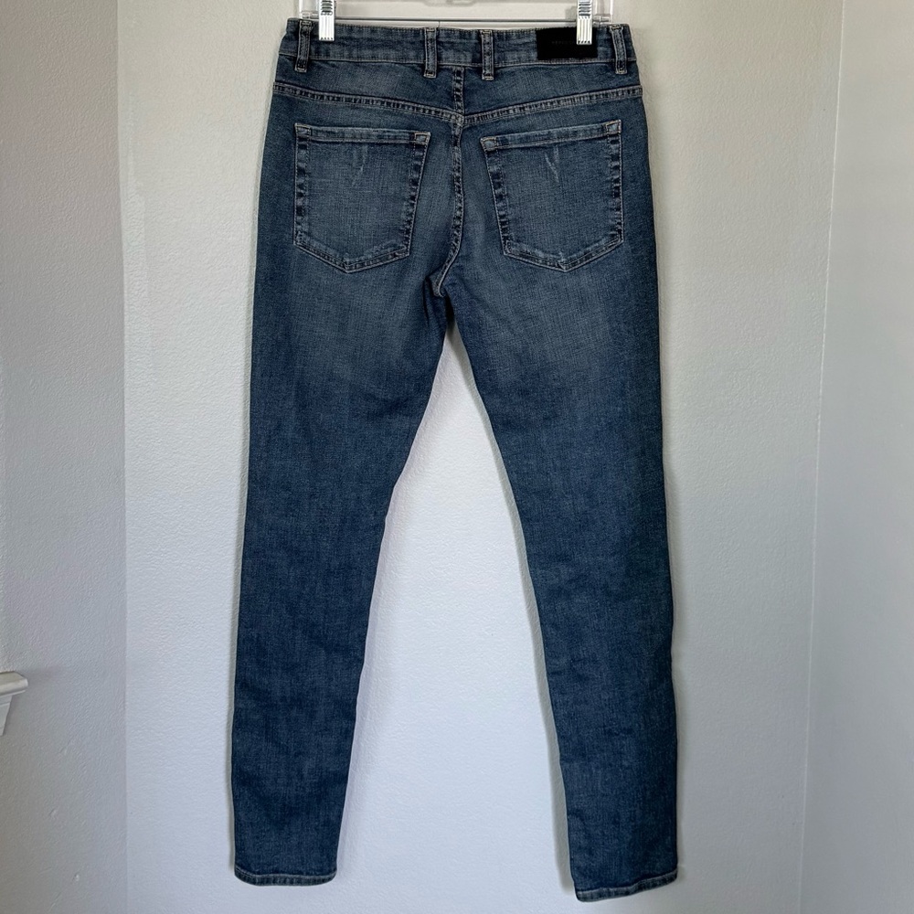REPRESENT 32x31 Destroyer Denim Jeans in Rockstar Blue • Street Slim Skinny Fit - Picture 3 of 10